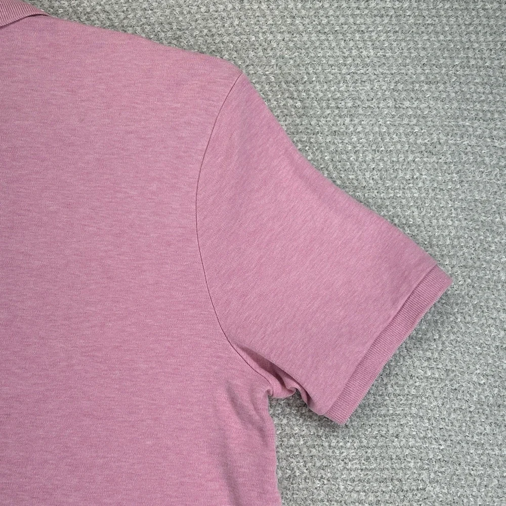 Polo Ralph Lauren Polo Shirt Mens Large Pink Short Sleeve Preppy Designer Casual